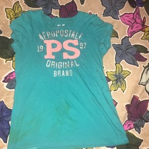 P.S Aeropostale blue shirt